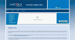 Desktop Screenshot of lincolnsurveying.com