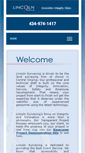 Mobile Screenshot of lincolnsurveying.com